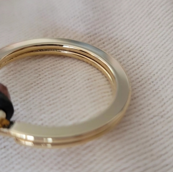 Louis Vuitton Key Charm Holder String 19.5 Jungle Giant Black Caramel Clochette - Picture 12 of 16